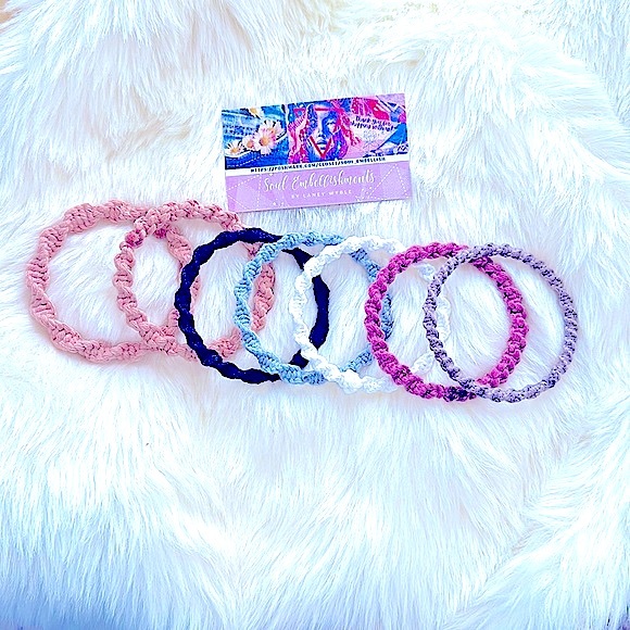 »-FaNcY MoDeRn MaCrAmE BaNgLe bRaCeLeTs«-«WoVeN »ClAsSiC bOhO sTyLe« BY ᒪᗩᑎEY♥️ - Picture 5 of 15